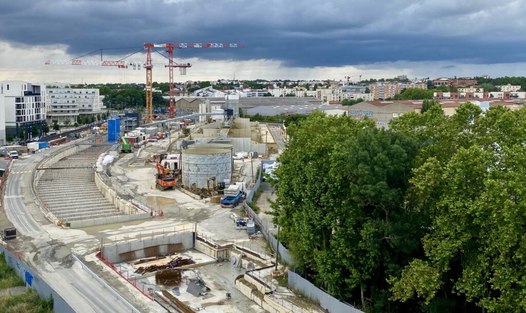 Photo d'un chantier de très grande ampleur